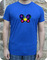 Raku Camelia cobalt blue organic t-shirt - Photo