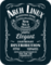 Arch Daniels organic navy t-shirt - Design