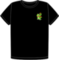 Konqi black t-shirt