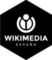 Wikimedia España (WMEs) black sticker