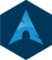 Pegatina Arch Linux Navy