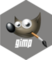 GIMP Grey sticker