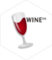 Wine White sticker