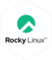 Rocky Linux White sticker - Design