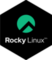 Rocky Linux Black sticker - Design