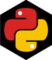 Python España black sticker