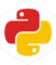 Python España white sticker