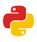 Python España white sticker - Design