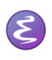 Emacs White sticker - Design
