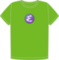 Emacs real green organic t-shirt