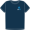 Camiseta Arch RTFM organic navy heart