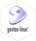 Pegatina Gentoo linux white - Diseño