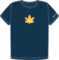 Leaf organic navy t-shirt