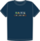 Haiku boot splash organic navy t-shirt