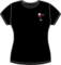 Camiseta Wine entallada heart