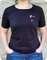 Camiseta Wine entallada heart - Foto