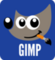 GIMP organic cobalt blue t-shirt - Design
