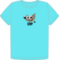 GIMP teal t-shirt
