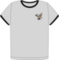 GIMP ringer heart t-shirt