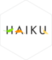 Haiku white sticker