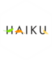 Haiku white sticker - Design