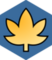 Haiku Leaf blue sticker - Design