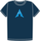 Arch only logo navy organic t-shirt