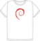 Debian Spiral t-shirt