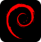 Debian only logo heart t-shirt - Design
