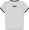 GNU ringer heart t-shirt - Back