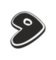 Gentoo black 7 cms. vinyl