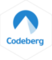 Codeberg white sticker - Design