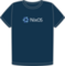 NixOS organic navy t-shirt