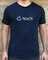 NixOS organic navy t-shirt - Photo