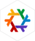 NixOS Rainbow white sticker
