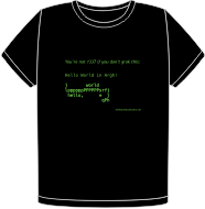 Hello World in Argh! t-shirt (FW0178)