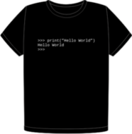 Hello World in Python t-shirt (FW0266)