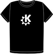KDE black discolored Ink without tact t-shirt (FW0269)