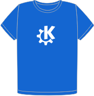 KDE blue discolored Ink without tact t-shirt (FW0270)