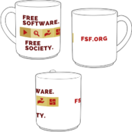 Free Software & Free Society mug (FW0295)