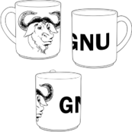 GNU mug (FW0298)
