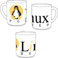 Linux Powered mug (FW0299)