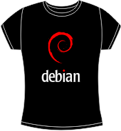 Camiseta Debian entallada (FW0313)