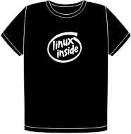 Linux Inside II t-shirt (FW0337)