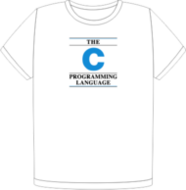 "The C Programming Language" t-shirt (FW0351)