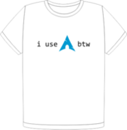 I use Arch btw t-shirt (FW0360)