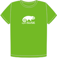 openSUSE real green t-shirt (FW0429)