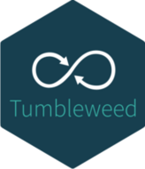 openSUSE Tumbleweed dark sticker (FW0450)