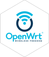 OpenWrt white sticker (FW0453)