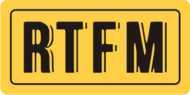 RTFM sticker sticker (FW0467)